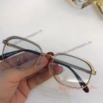 Fake Silver Titanium Frame Mont Blanc Clear Lens Eyeglassess